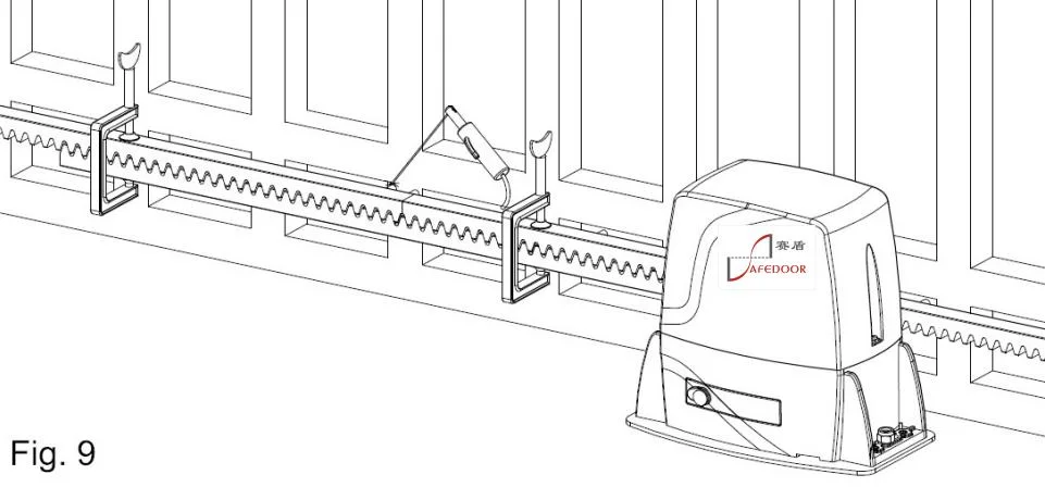 Steel Gear Rack 30X12mm for Sliding Gate Opener