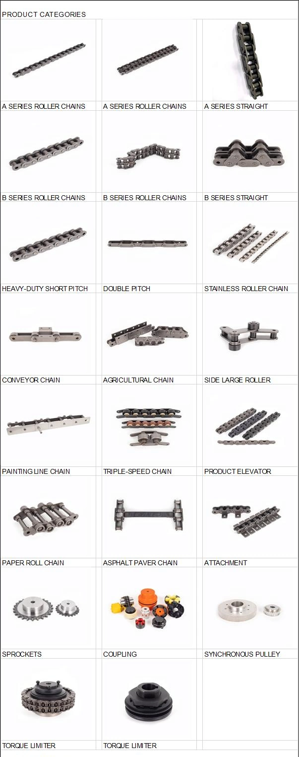 A Series Short Pitch Roller Chains Short Pitch Transmission Roller Chain