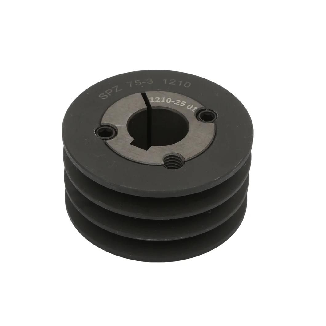 Spz63-01/Belt Pulley with Taper Bushing/Pulley/Conveyor Roller/Timing Belt Pulley/Equipment Parts/V-Belt Pulley/Groove Pulley/European Standard Belt Pulley