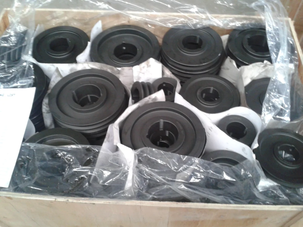 Cast Iron V Belt Pulley Spz SPA Spb Spc Taper Bush Pulley