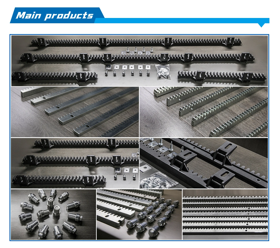 CNC M4 2 Eyes Light Nylon Sliding Gate Gear Rack