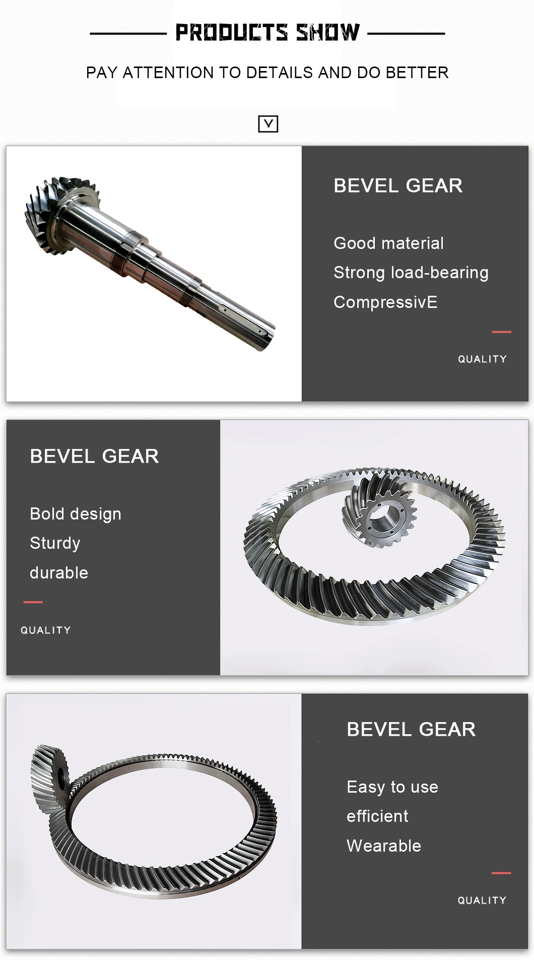 Custom Od2000 Stainless Steel Large Helical Spur Spiral Bevel Ring Transmission Gear for Drilling Machine/ Reducer/ Pile-Driver Tower/ Oil Machinery